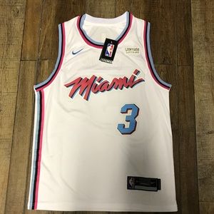 NWT Dwayne Wade Miami Vice Heat NBA Jersey NEW